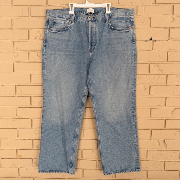 Citizens Of Humanity Denim - Citizens of Humanity Jeans Women 34 (42x28.5) Straight High Rise Blue Denim Neve